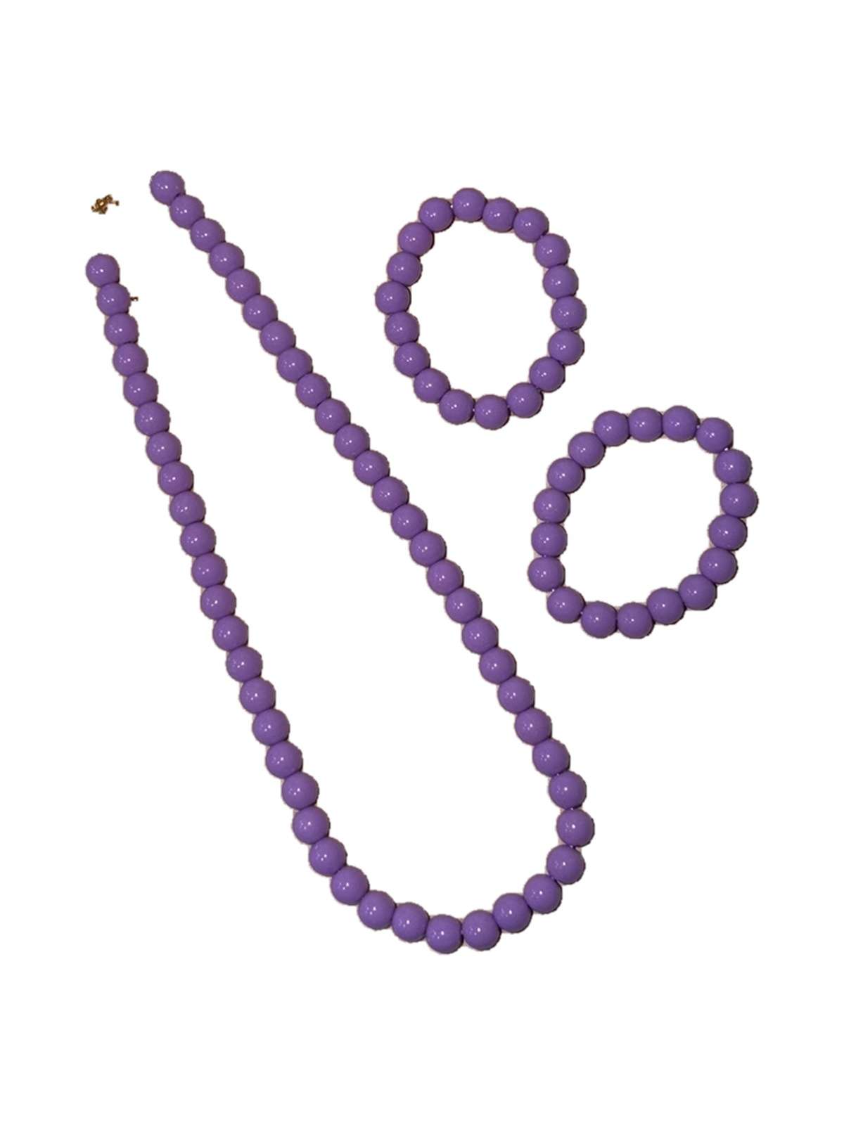COLLAR NIÑA MALVA