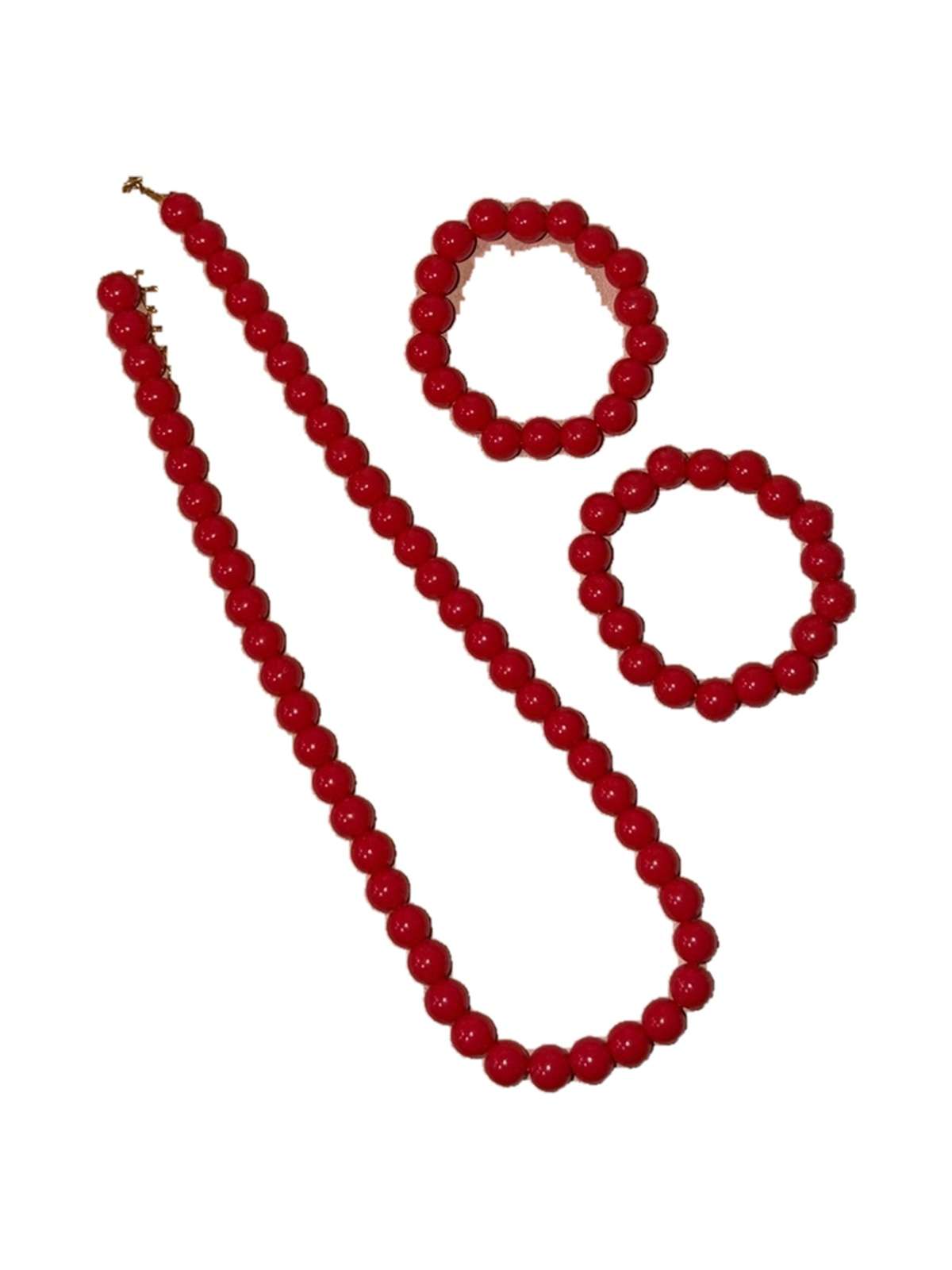 COLLAR NIÑA ROJO