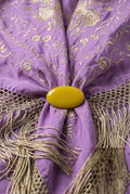 BROCHE NIÑA BASICO AMARILLO
