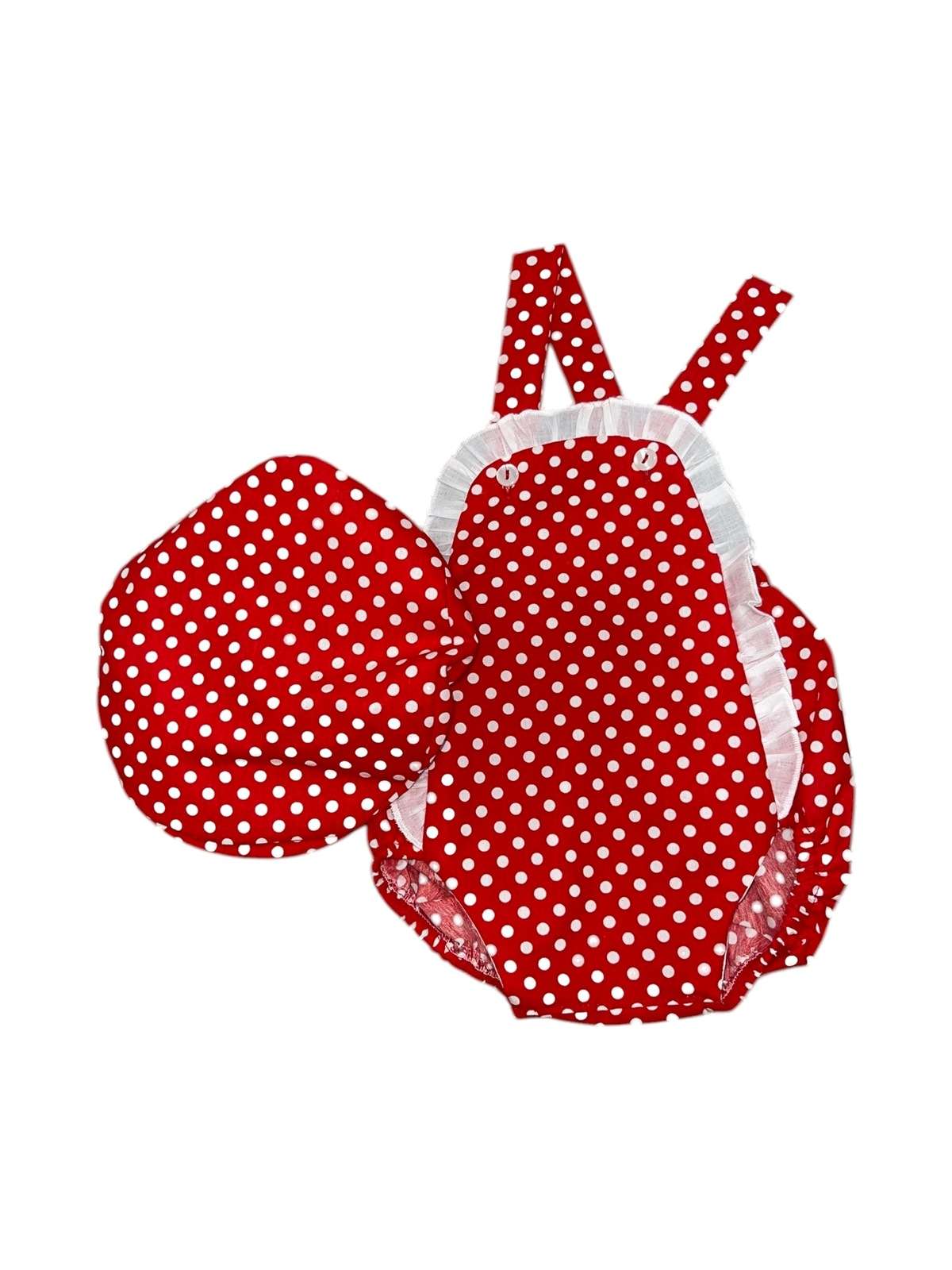PELELE FLAMENCO BEBÉ ROJO