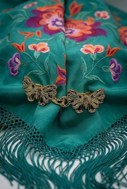 BROCHE PINZAS MARIPOSA