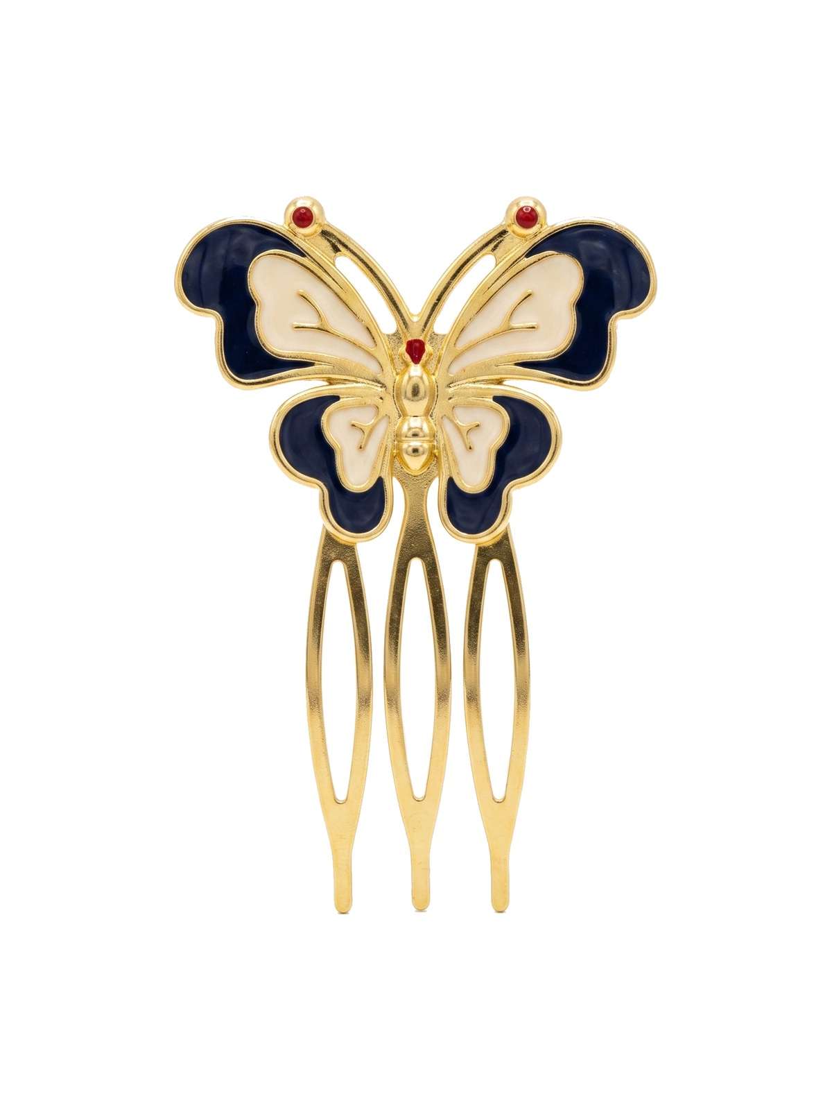 PEINA MINI MARIPOSA AZUL MARINO