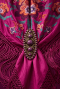 Broche antiguo envejecido morado - Lunares del Este