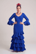 Traje flamenca lolita tg azulina lunar azulina - Lunares del Este