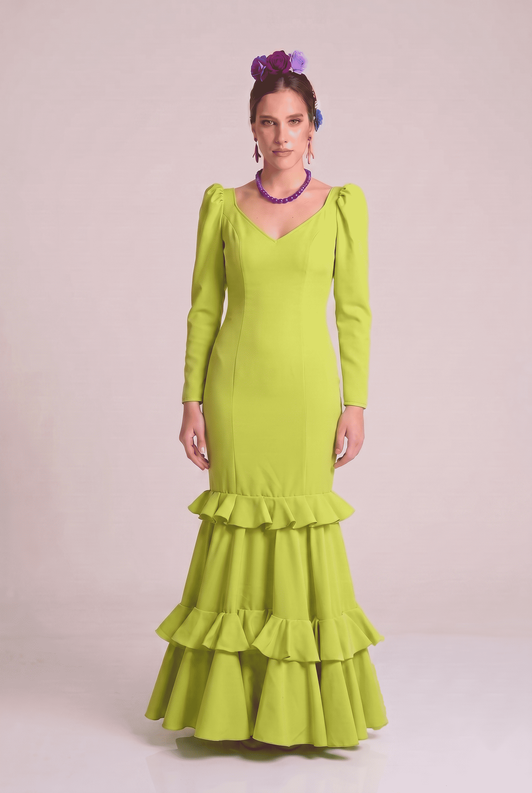 Traje flamenca ali lima - Lunares del Este