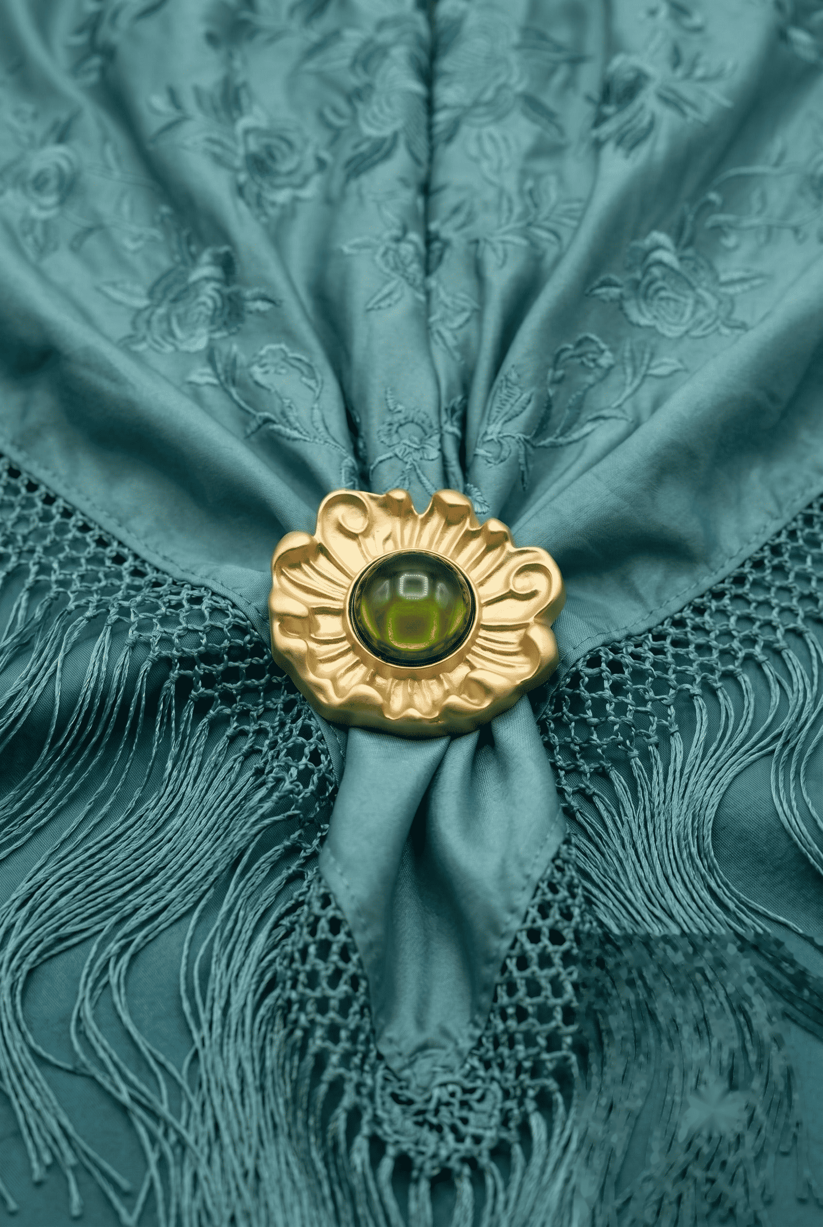 Broche sello verde - Lunares del Este