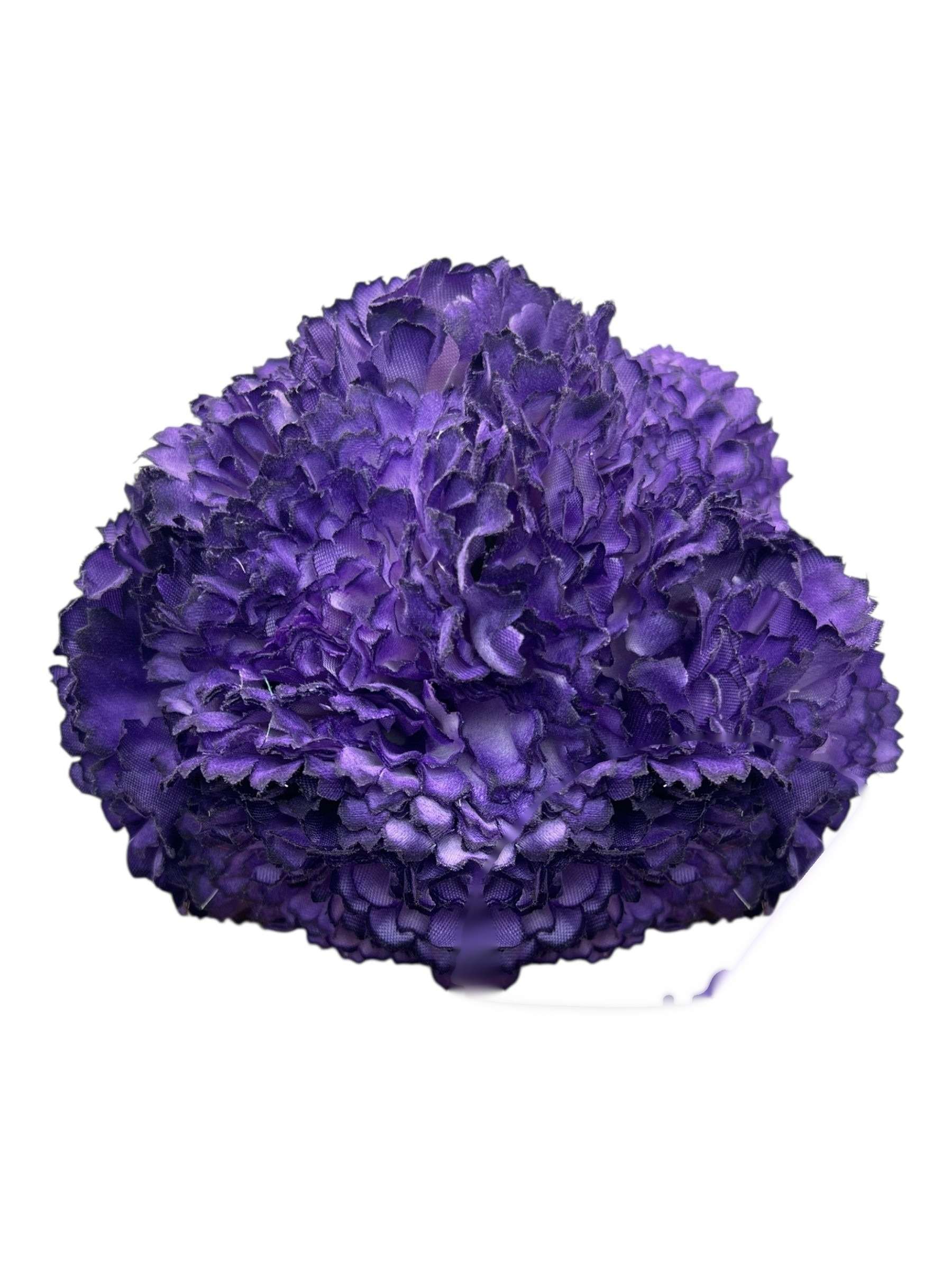 Ramillete clavel tintado morado - Lunares del Este