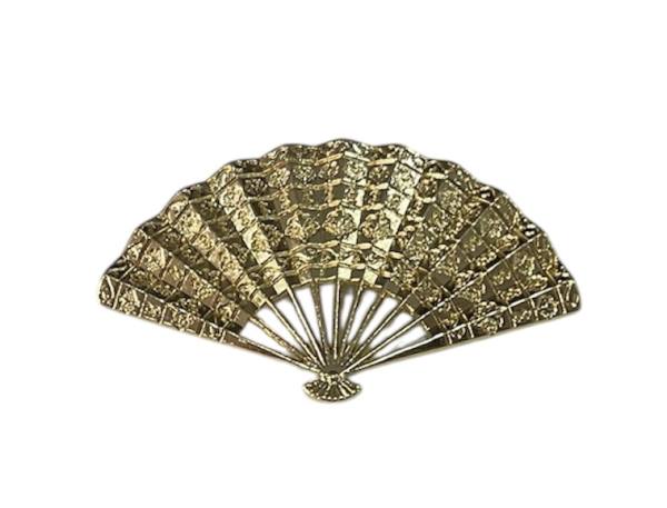 Broche Abanico Dorado