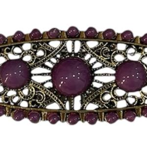 Broche Ovalado Cobre Morado 2