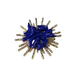 Broche sol nacar azulina