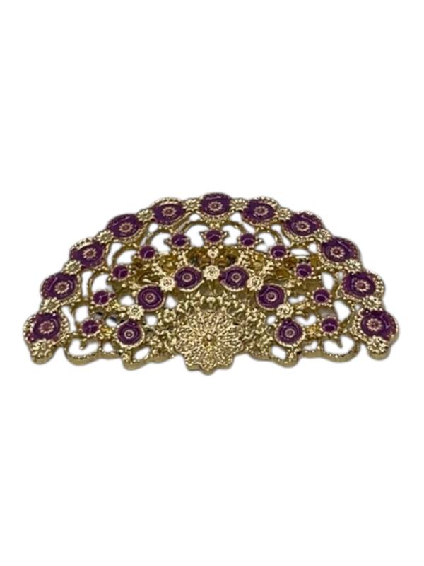 Broche Abanico Color Buganvilla