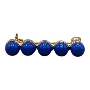 Broche Bolitas Azulina