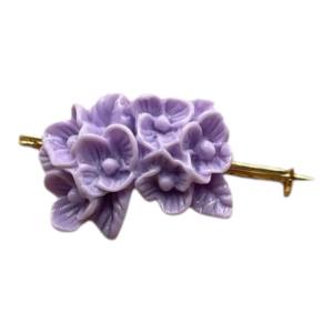 Broche Flor Lila Niña