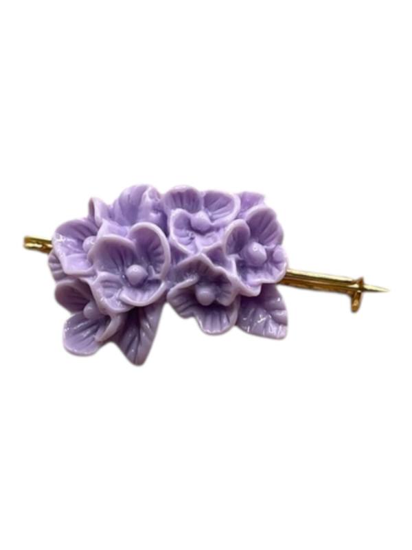 Broche Flor Lila Niña