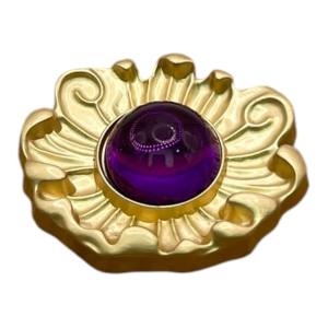 Broche Sello Morado JULIA