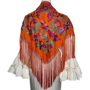 Mantón Seda - Modelo Carmela
