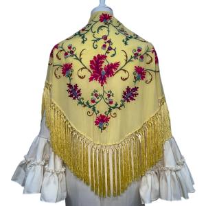 Mantón Algodón - Modelo Paula