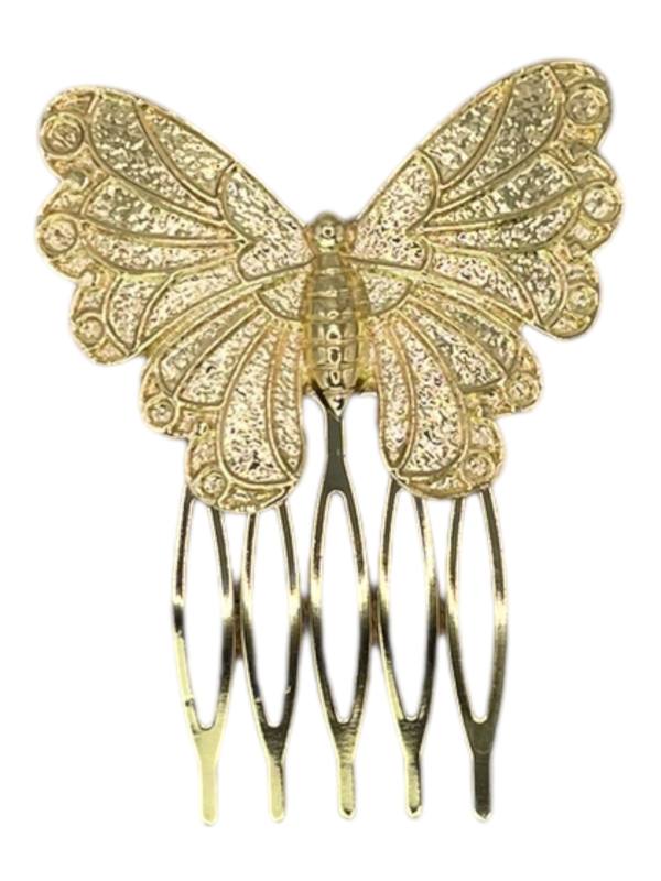 Peina Mariposa Grande Dorada JUAN