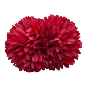 Ramillete Pompón Niña Rojo
