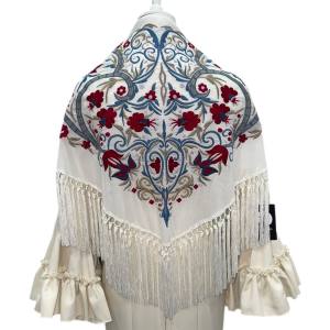 Mantón Algodón - Modelo Adriana