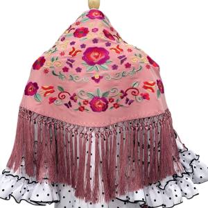 Mantón Crespón - Modelo Lucía Niña