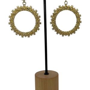 Pendiente Círculo Labrado Mediano