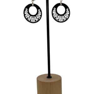 Pendiente Mini Círculo Perforado