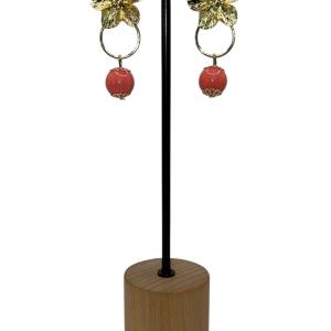 Pendiente Flor Bolita